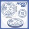 60PCS Blue Floral Paper Place Mats Disposable Vintage Blue Flower Placemats Chinoiserie Round Table Mat Spring Setting for Bridal Tea Wedding Birthday Party Supplies Dining Table Decor